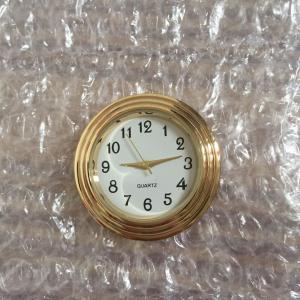 37mm watch insert gold clcok fit up waterfall case insert clock