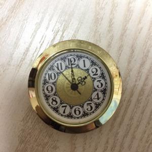 37mm vintage clock inserts gold case