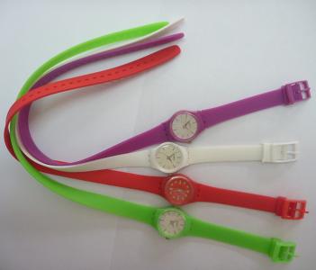 long strap children silicone watch