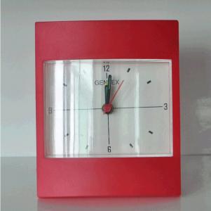 Square alarm table clock