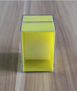 square plastic watch box