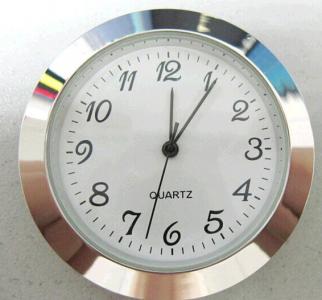37mm metal insert clock