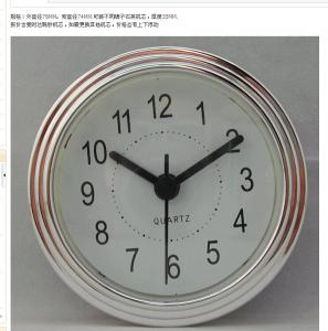 plastic quartz insert clock