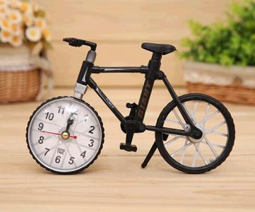 bicycle quartz alarm clock