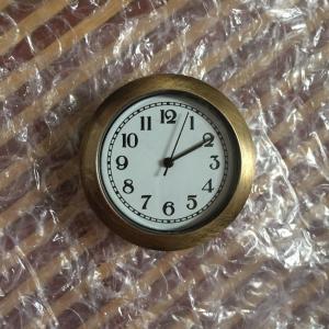36mm plastic antique bronze clock inserts 